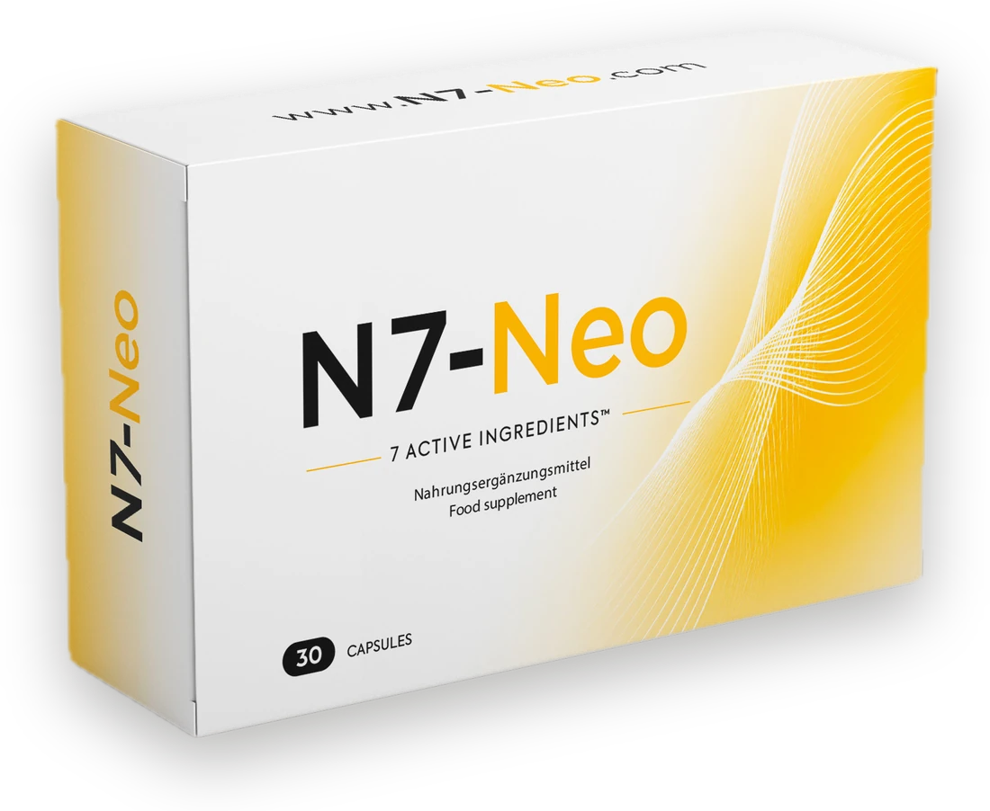 N7-Neo Packung mit 30 Kapseln, 7 Active Ingredients, Nahrungsergänzungsmittel